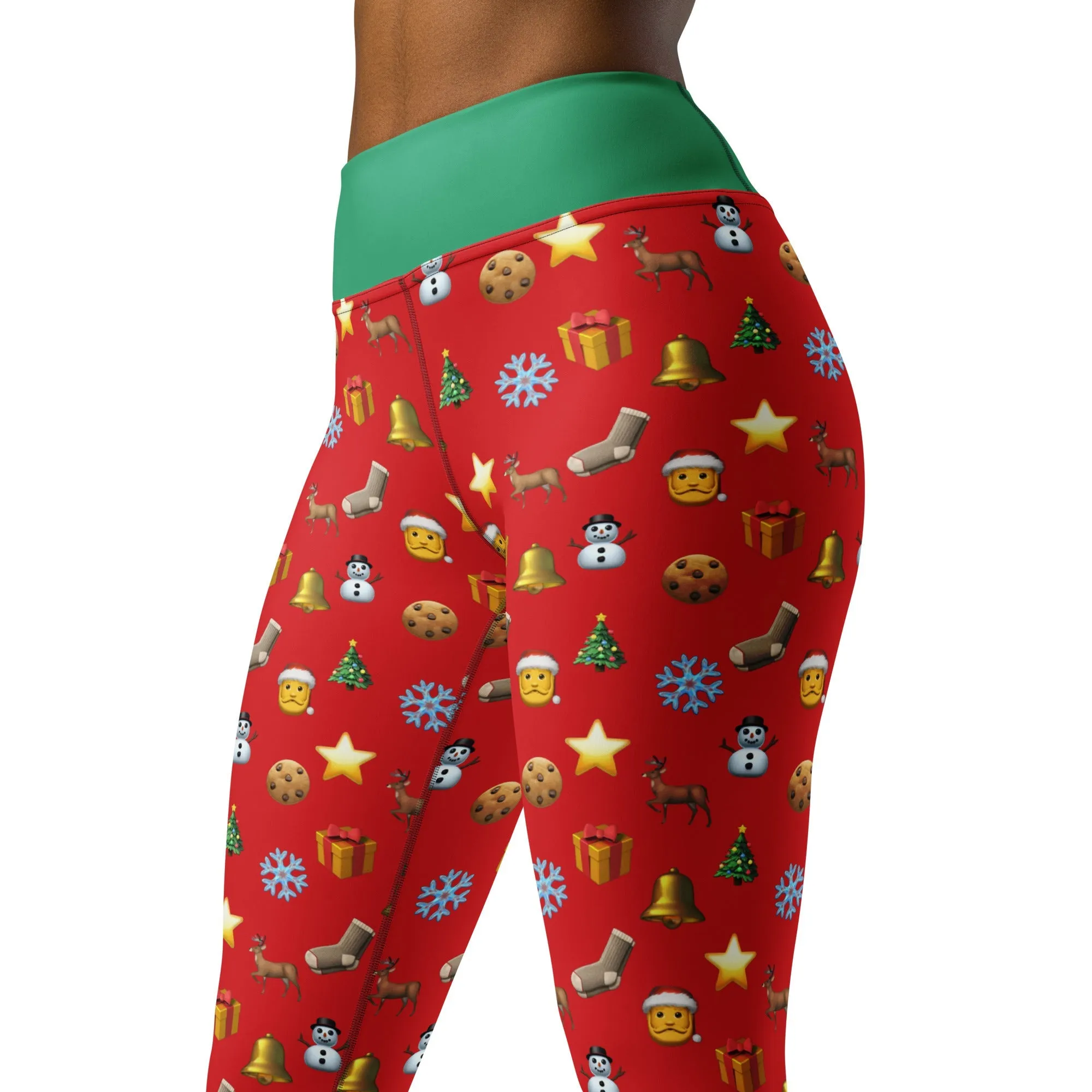 Christmas Emoji Yoga Leggings