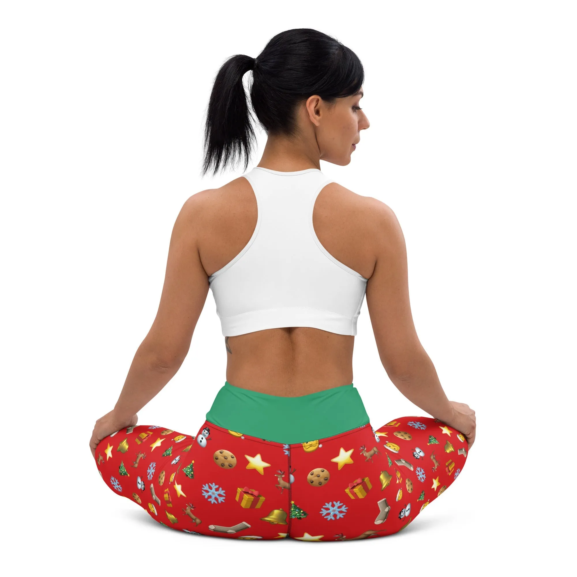 Christmas Emoji Yoga Leggings