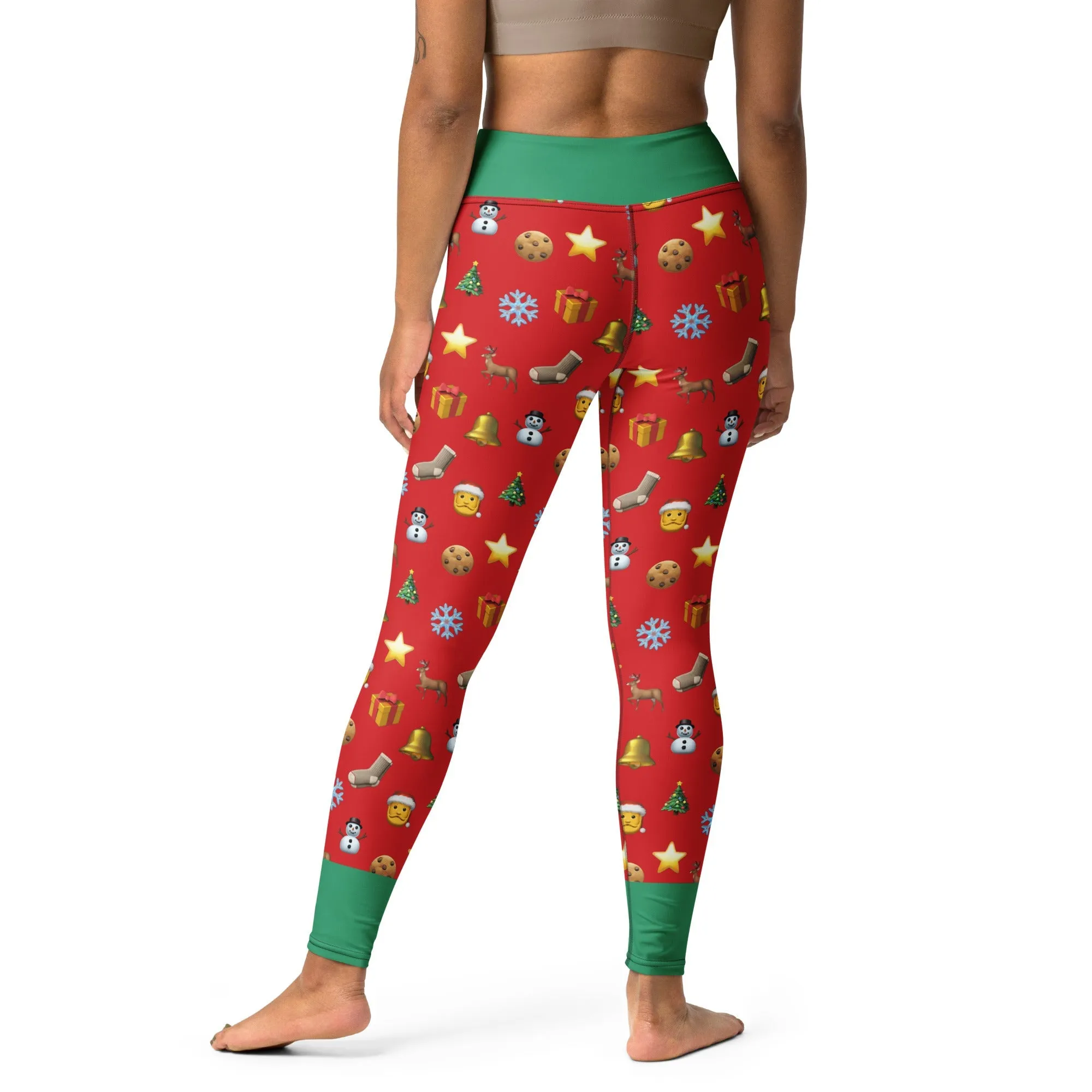 Christmas Emoji Yoga Leggings