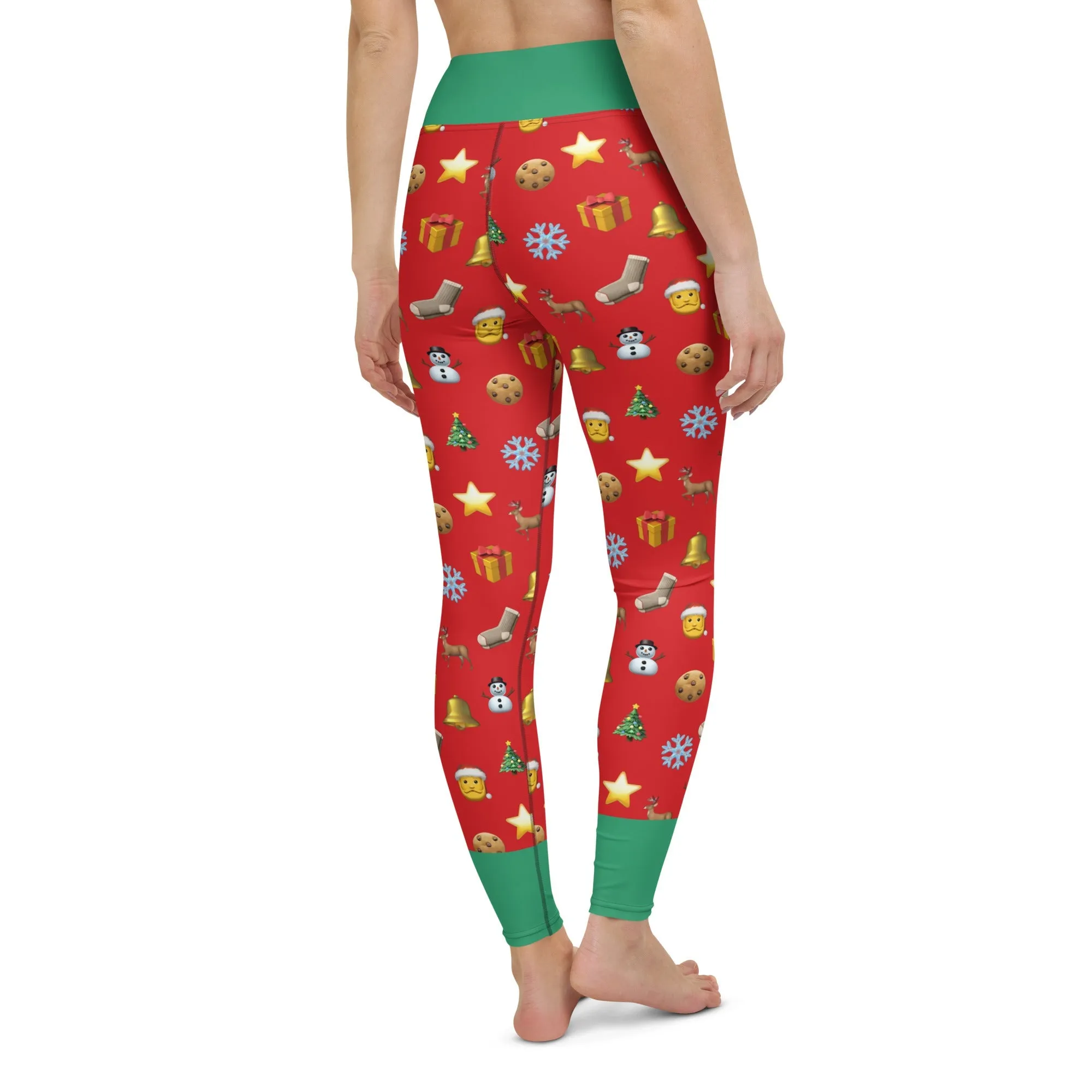 Christmas Emoji Yoga Leggings