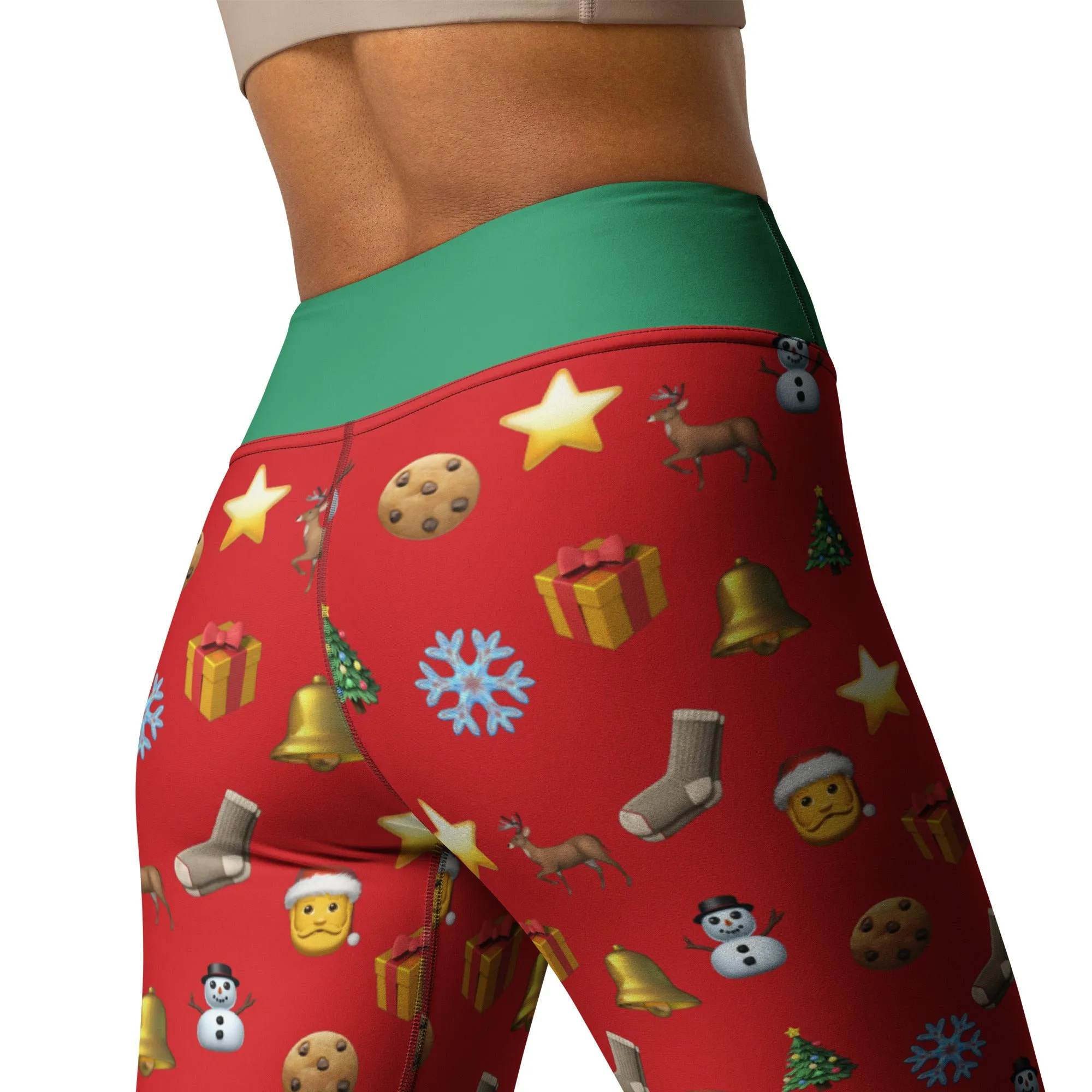 Christmas Emoji Yoga Leggings