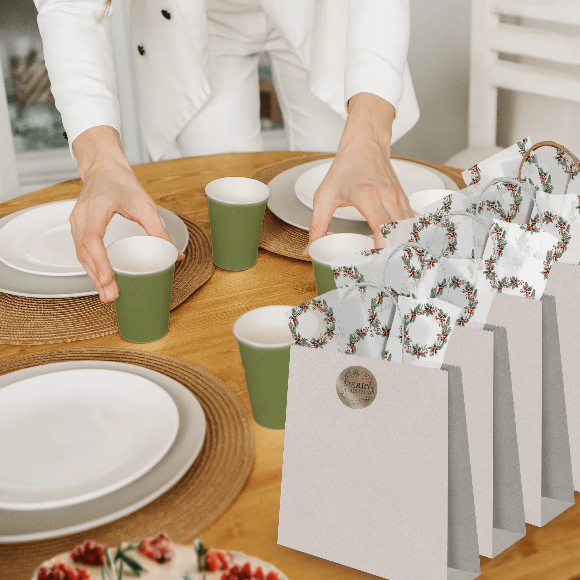 Christmas Wreath Tissue Paper