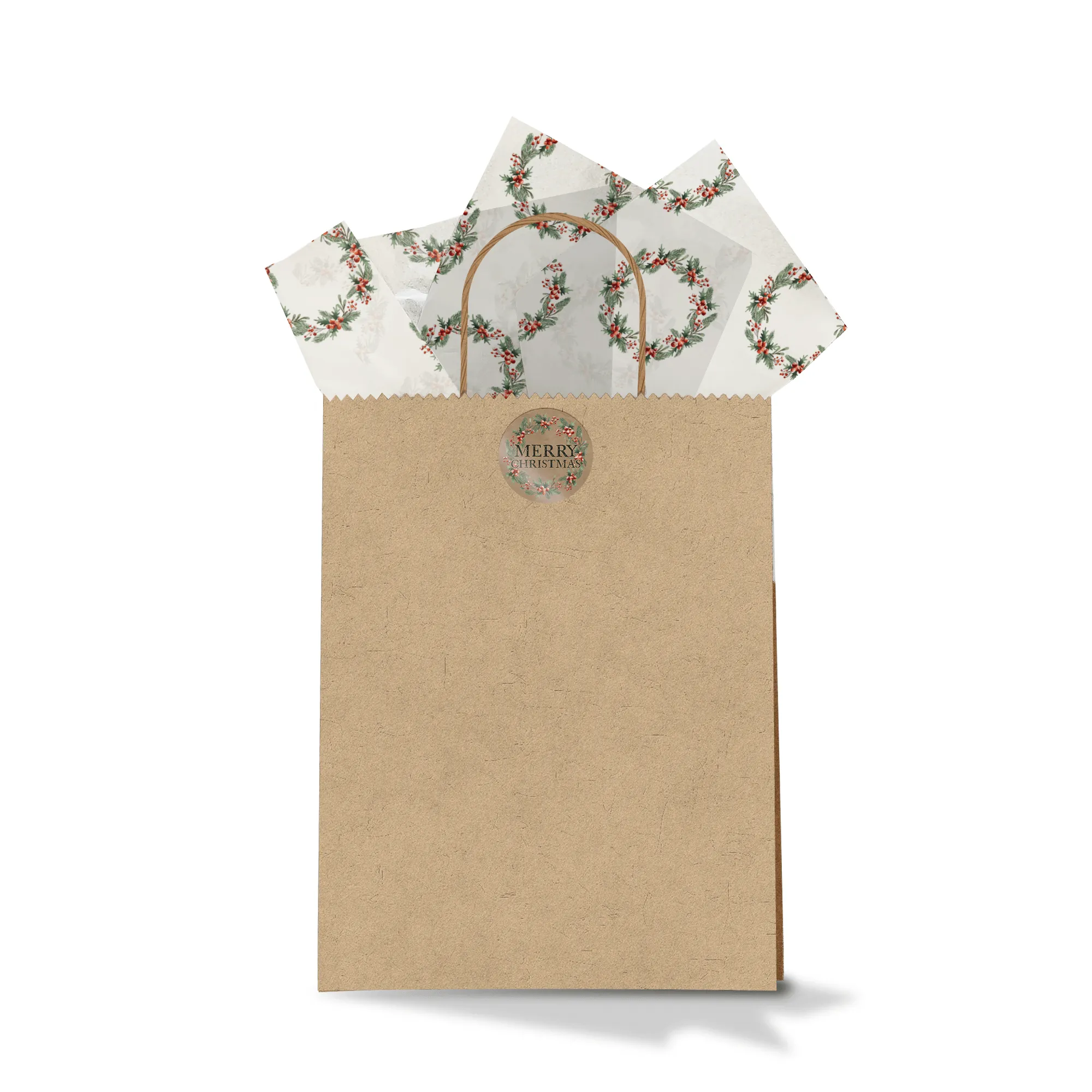 Christmas Wreath Tissue Paper