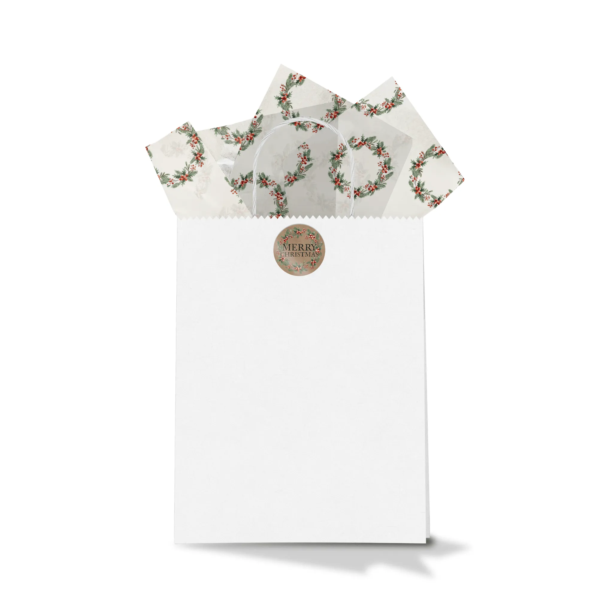Christmas Wreath Tissue Paper