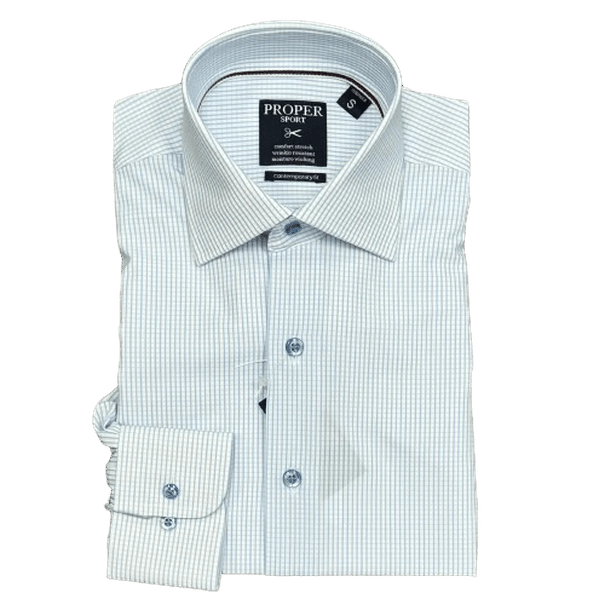 CHRISTOPHER LENA: Proper Sport Performance Slim Fit Men’s Shirts
