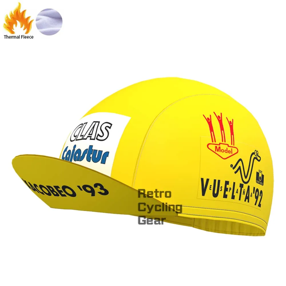 CLAS Yellow Retro Cycling Cap