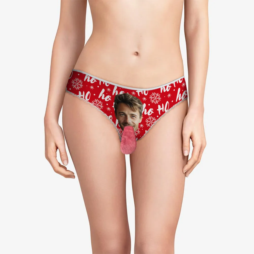 Custom Face Underwear Personalized Magnetic Tongue Underwear Christmas Gifts for Couple