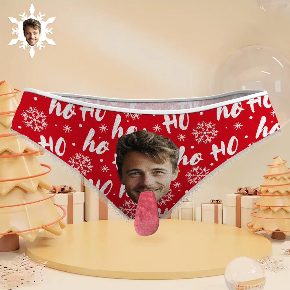 Custom Face Underwear Personalized Magnetic Tongue Underwear Christmas Gifts for Couple