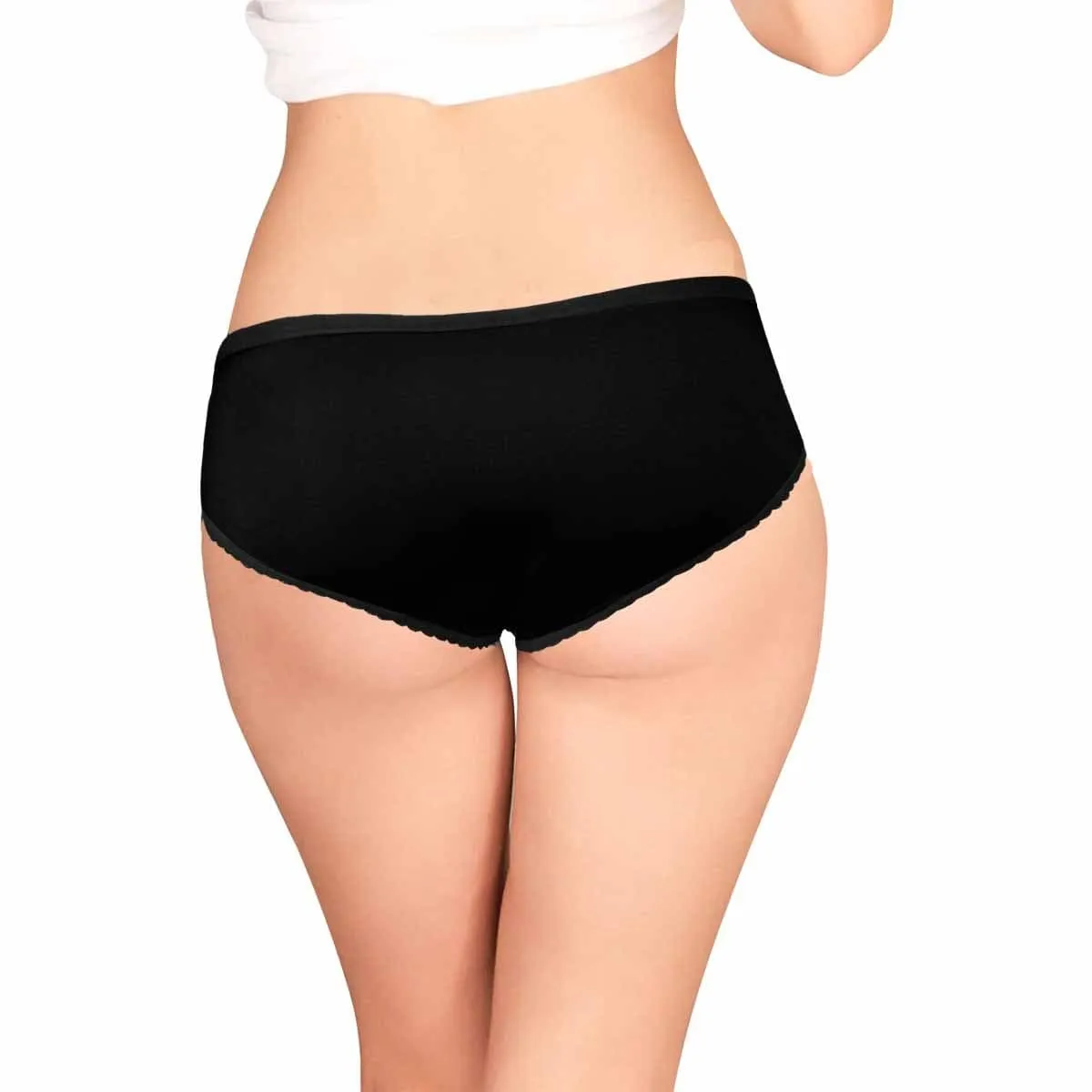 Custom Tongue Underwear Personalized Photo Women's All Over Print High-cut Briefs