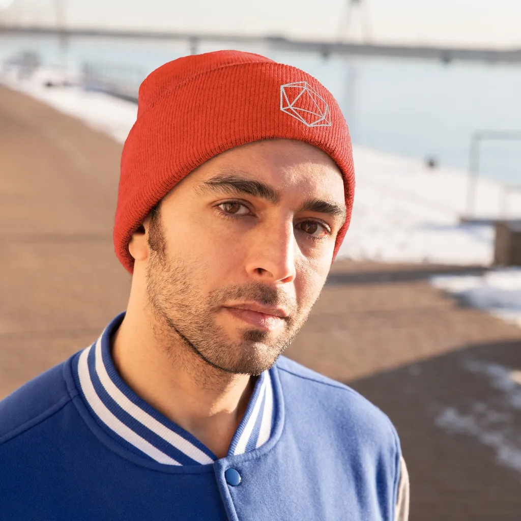 D20 DnD Gamer Knit Beanie