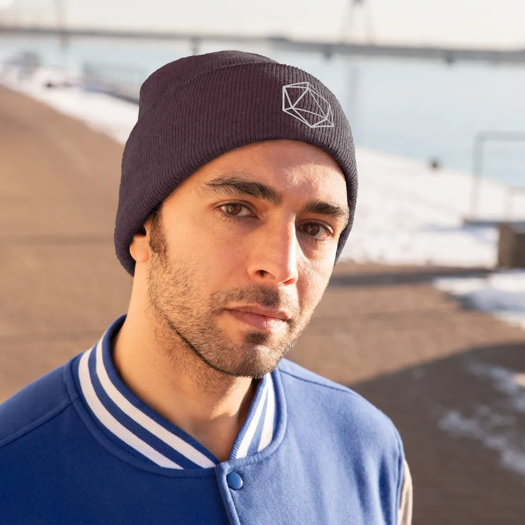 D20 DnD Gamer Knit Beanie
