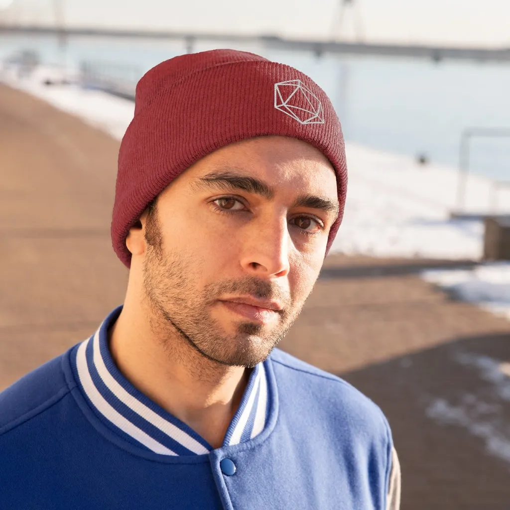 D20 DnD Gamer Knit Beanie