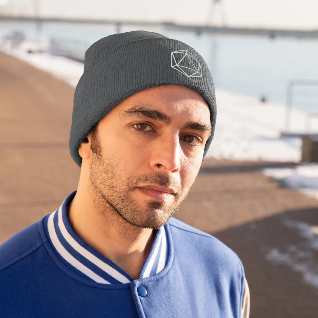 D20 DnD Gamer Knit Beanie