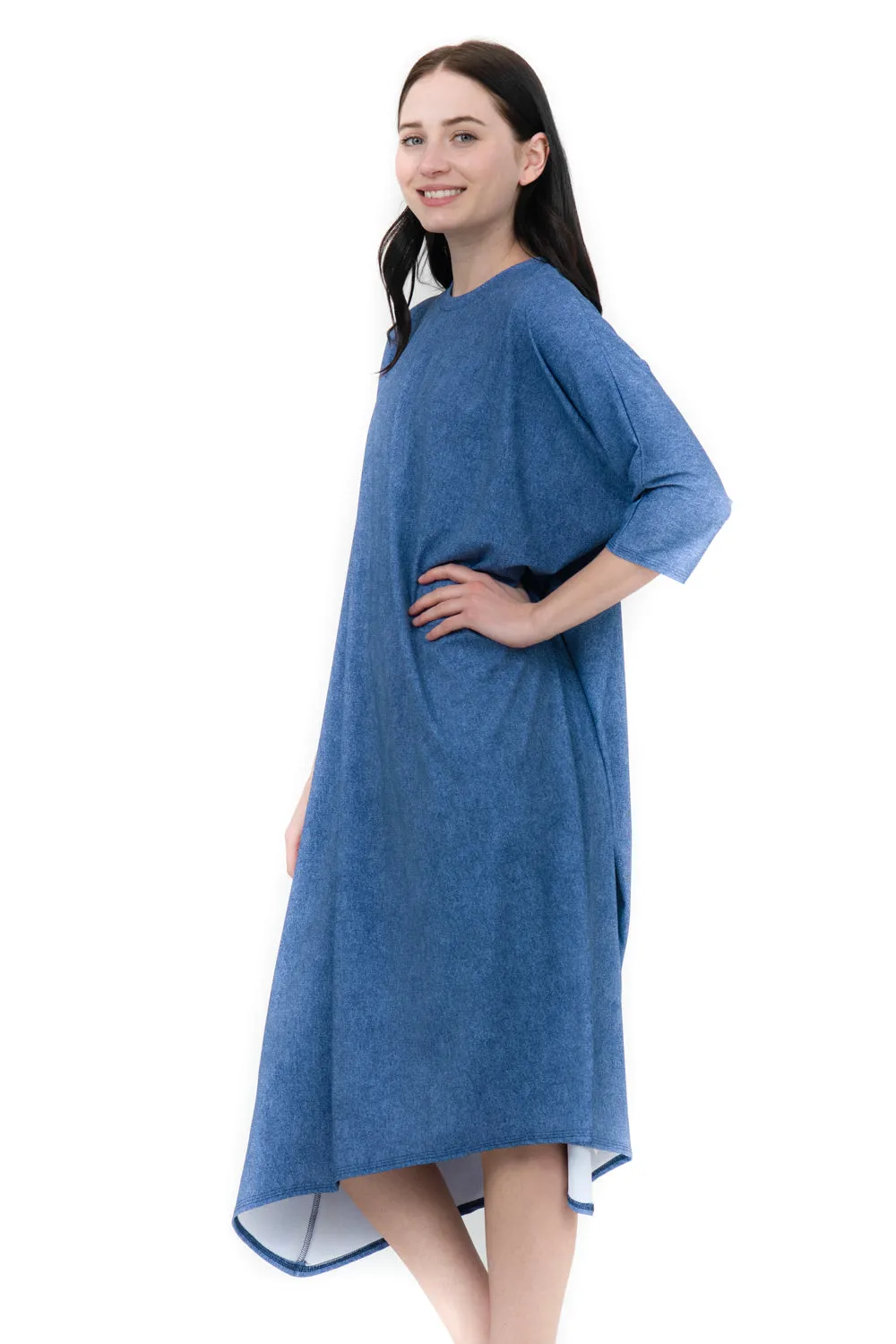 Denim Swing Swim Dress