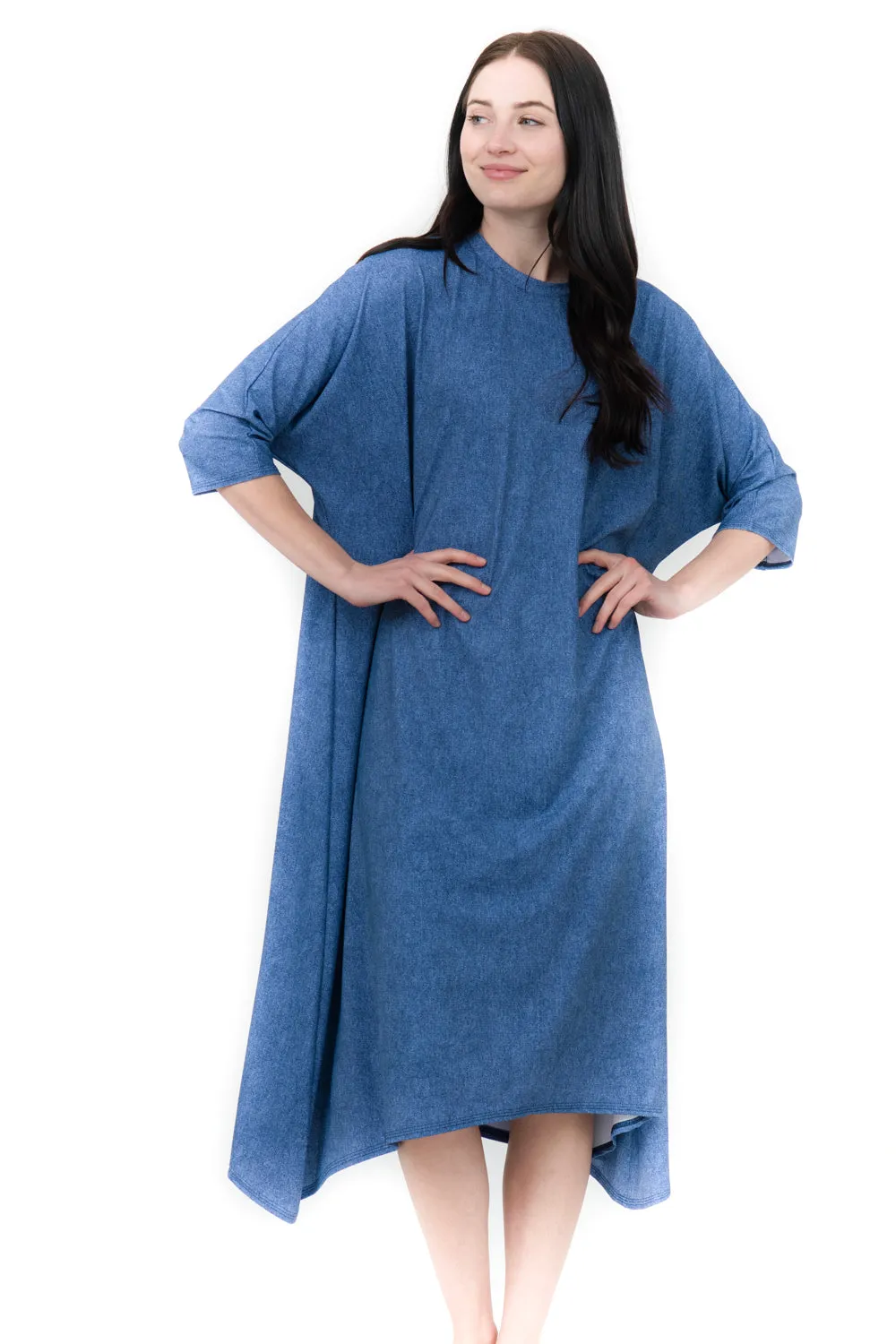 Denim Swing Swim Dress