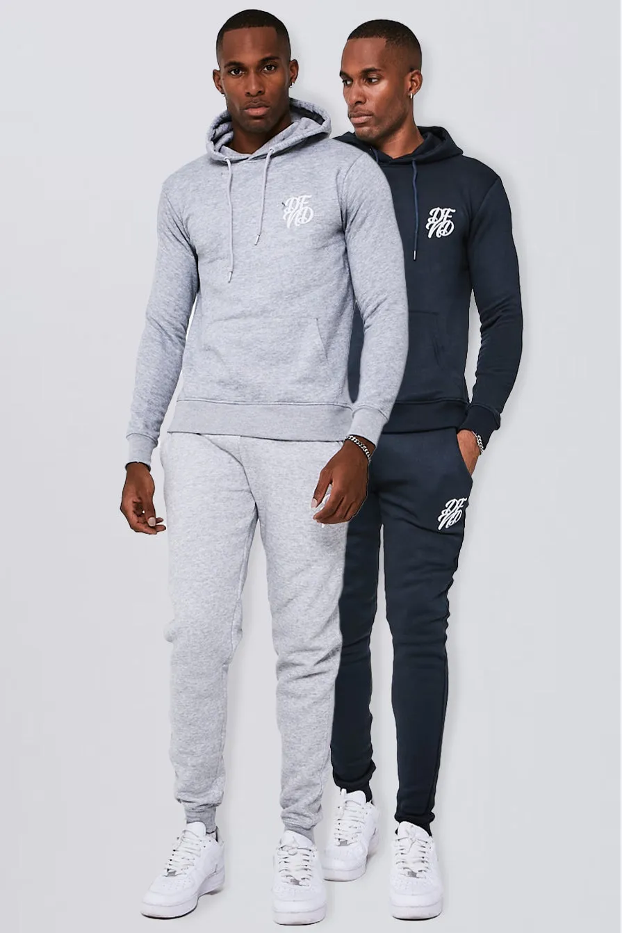 DFND Two Pack Joggers - Grey & Navy