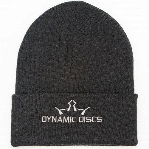 Dynamic Discs King D's Logo Knit Beanie Winter Disc Golf Hat