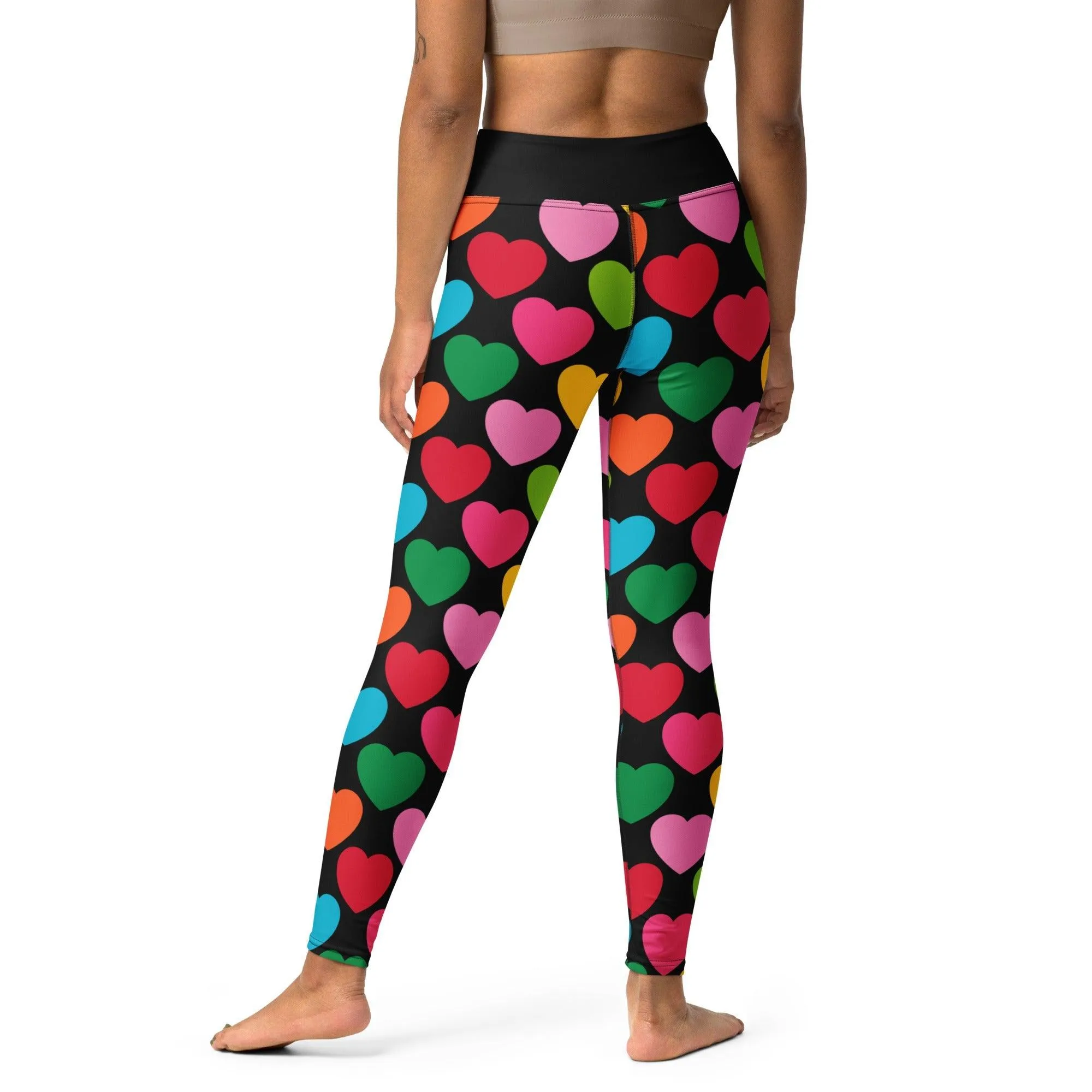 ELLIE LOVE mix black -2- Yoga Leggings