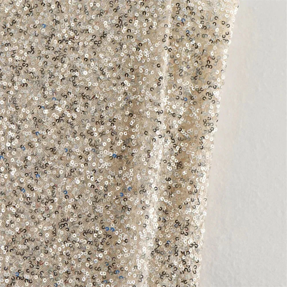 Erissa High Neck Sequin Mini Dress