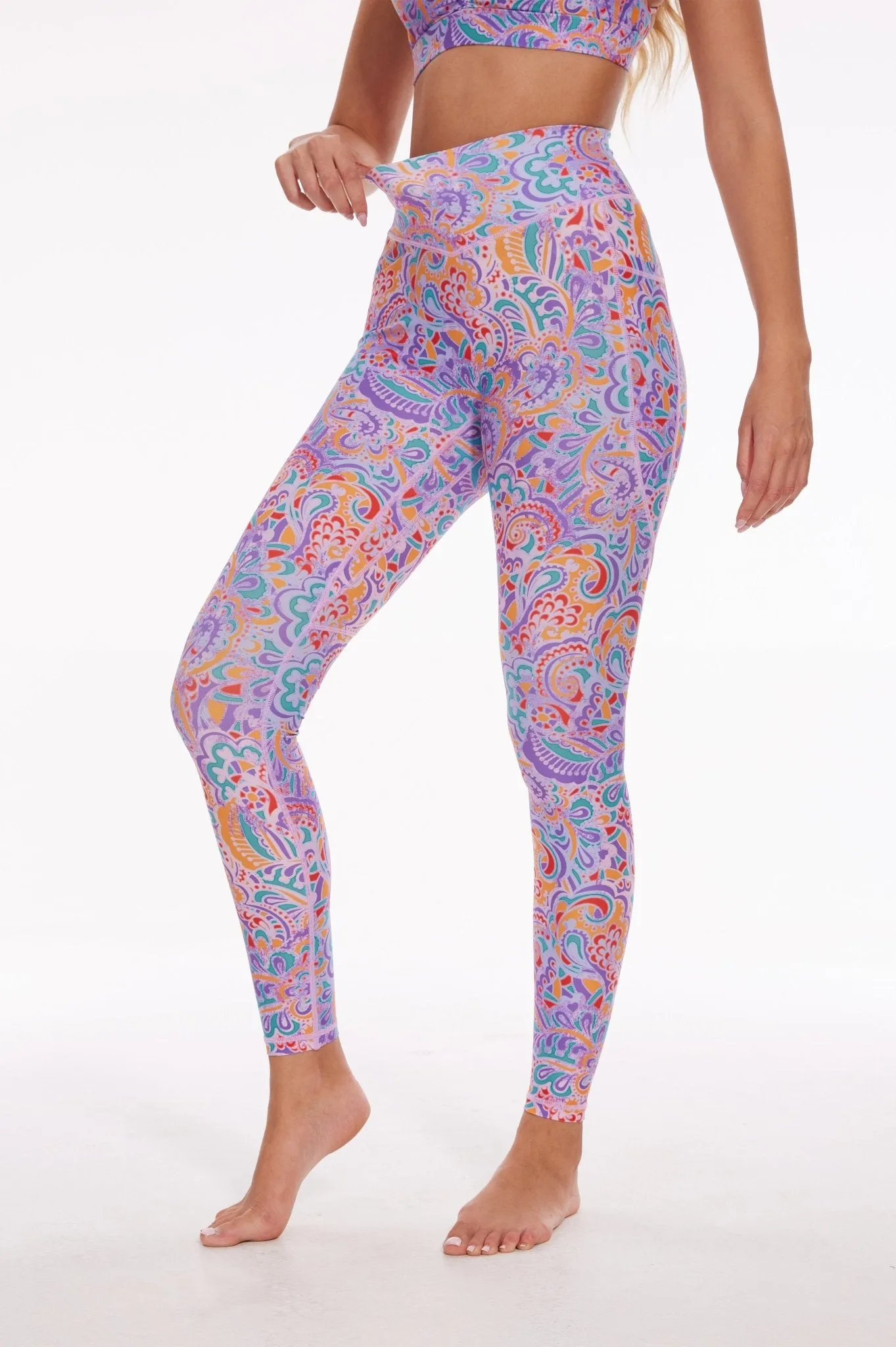 Eternal Paisley High-waisted Leggings