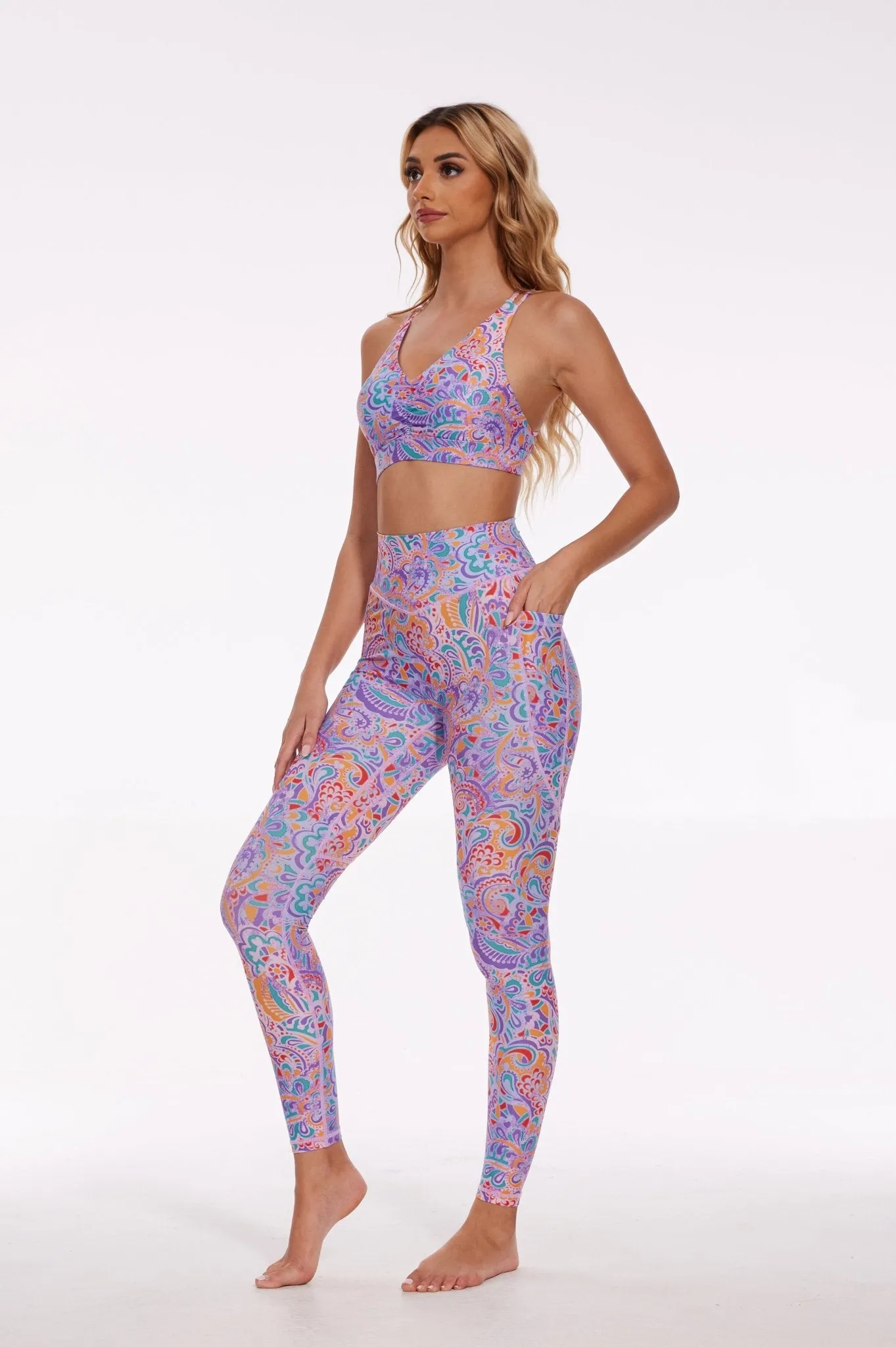 Eternal Paisley High-waisted Leggings