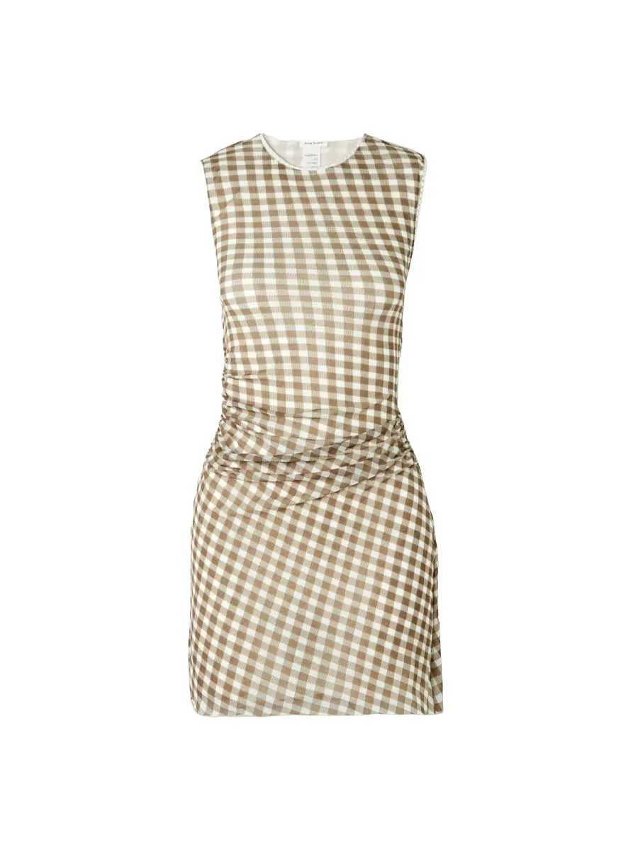 Etwina Gingham Mini Dress