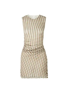 Etwina Gingham Mini Dress