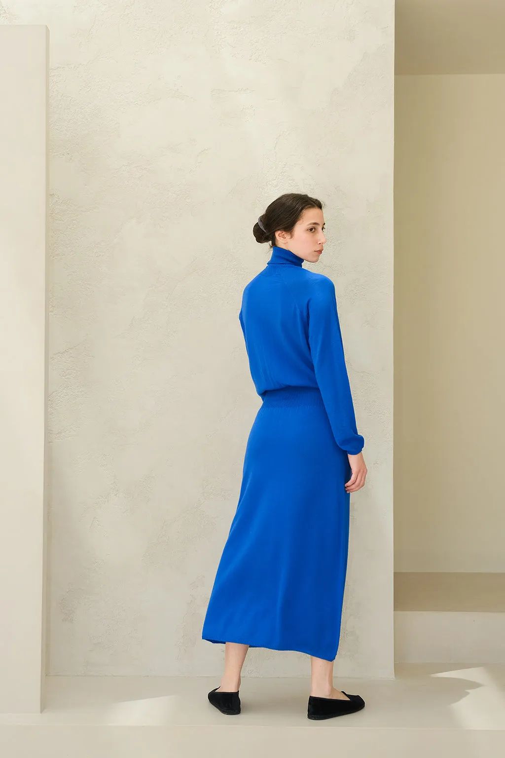 EXTRA FINE MERINO WOOL DRESS