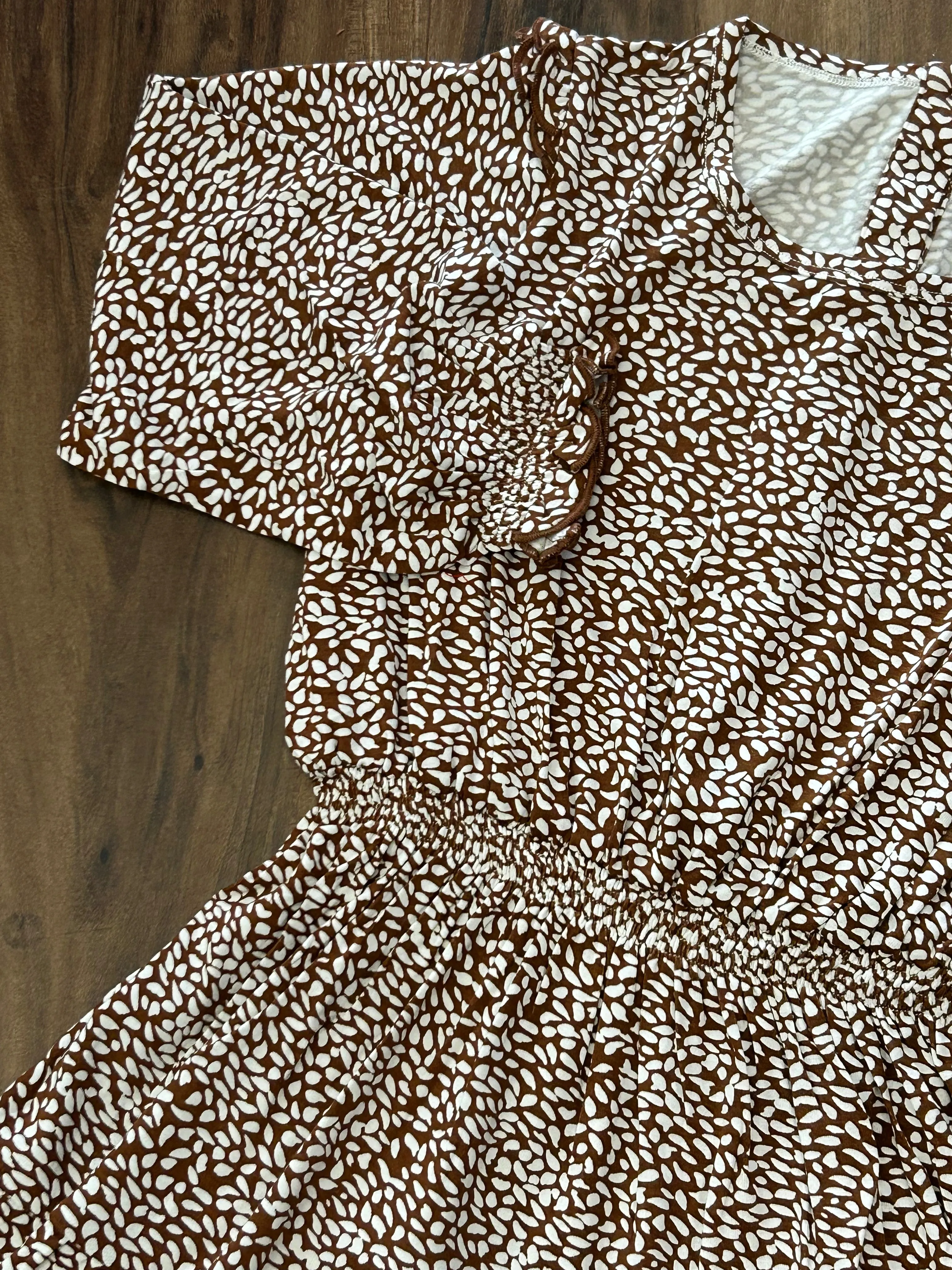 Fall Print Knit Dress