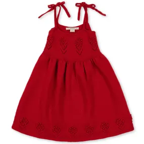 Fiol Knit Dress in Barbados Cherry by Konges Slojd