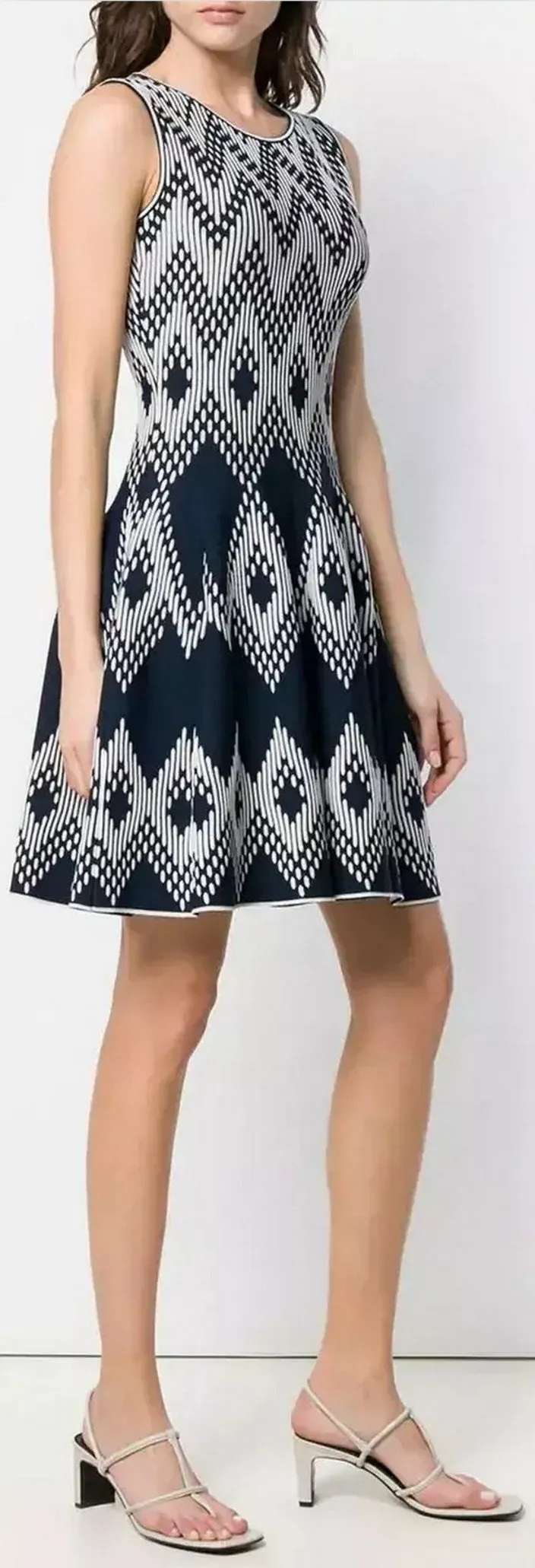 Flared Knit Dress
