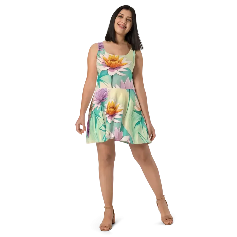 Floral Skater Dress that Steals the Spotlight