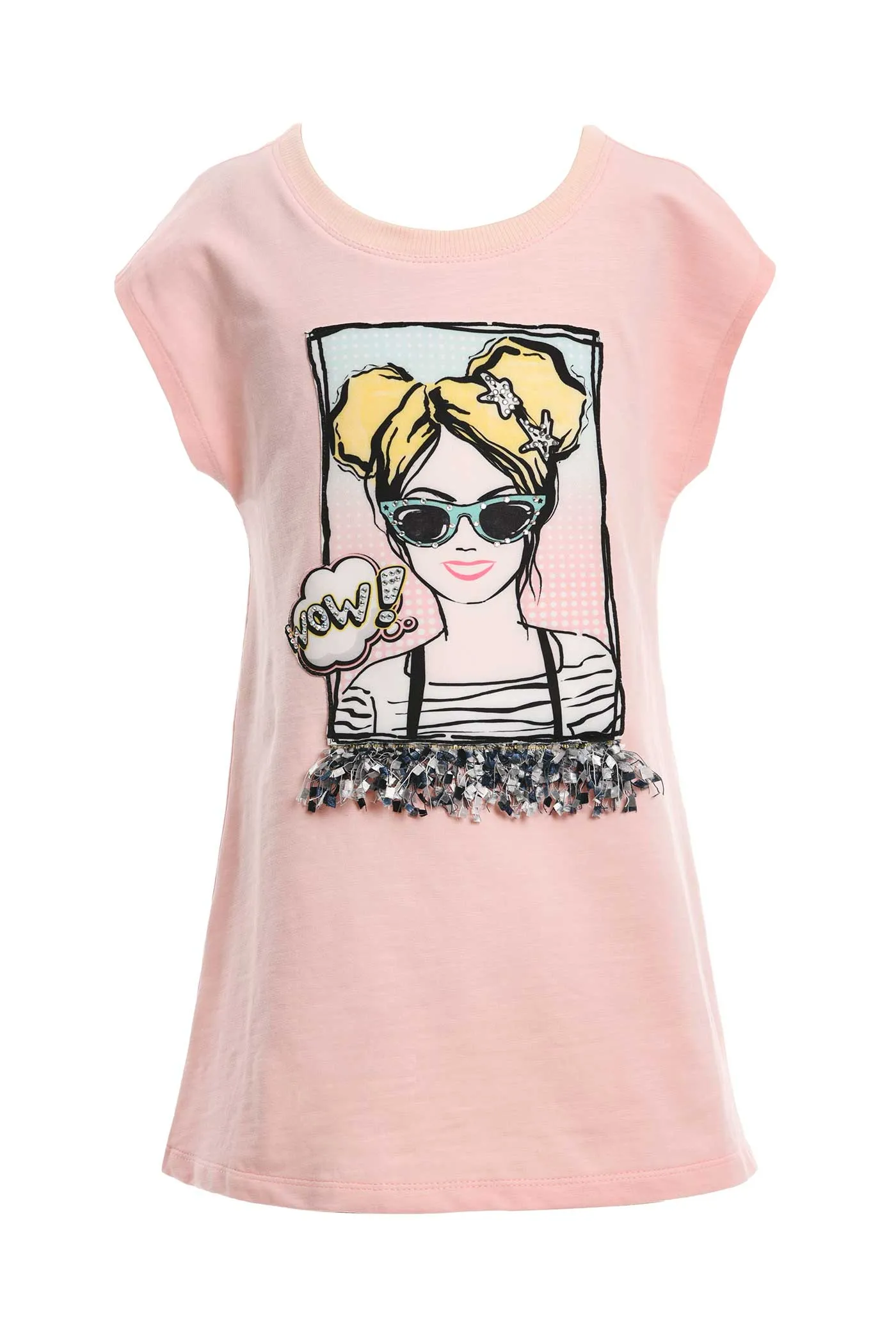 Girls Pop Art Graphic T-shirt Dress