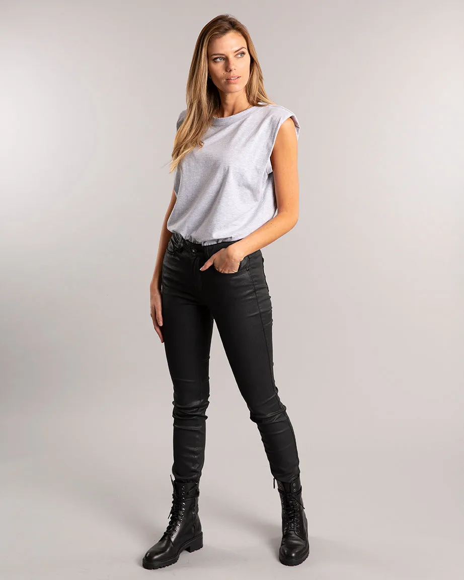 Grey Padded T-shirt