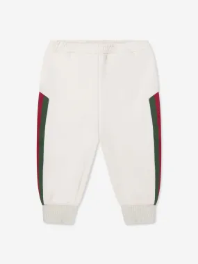 Gucci Baby Boys Joggers in Ivory