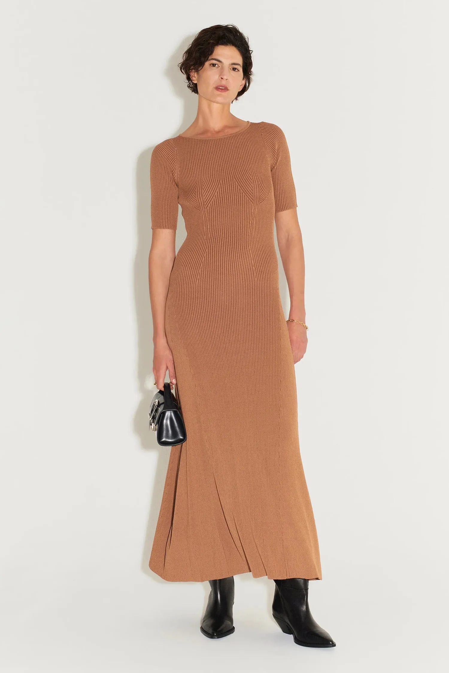 Hansen & Gretel | Zaina Knit Dress - Cocoa Butter