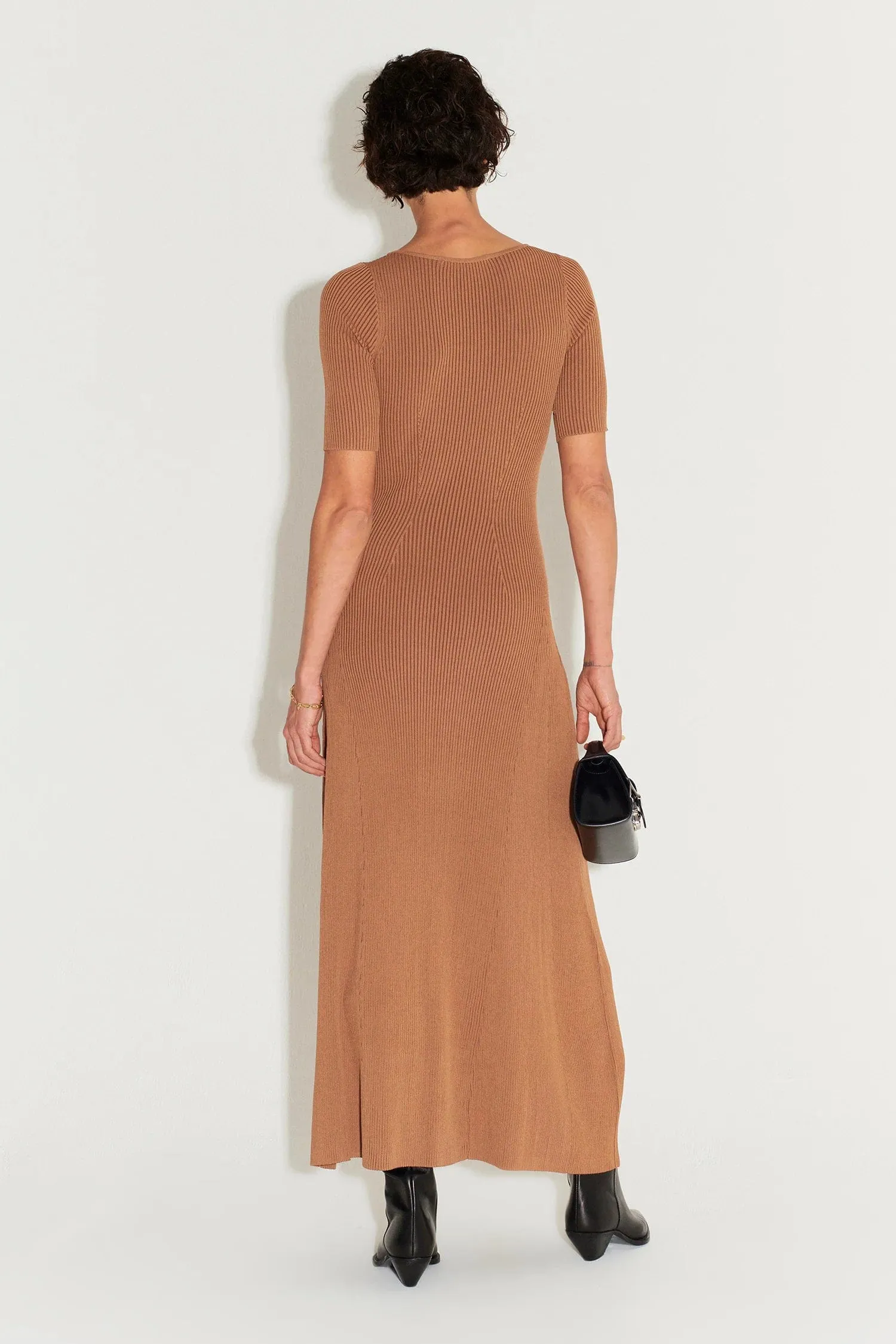 Hansen & Gretel | Zaina Knit Dress - Cocoa Butter