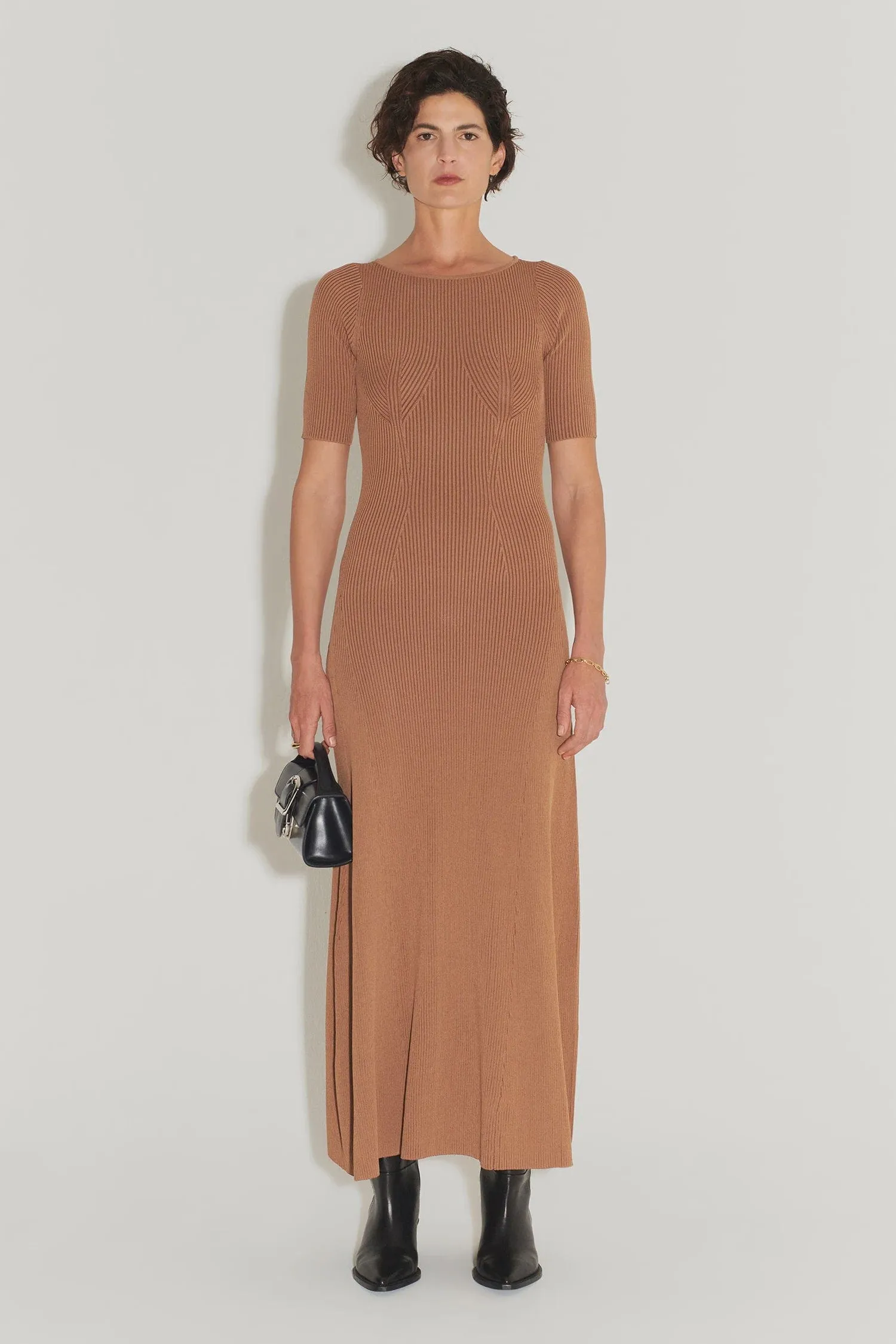Hansen & Gretel | Zaina Knit Dress - Cocoa Butter