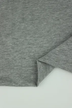 Heather Gray Organic Cotton Jersey