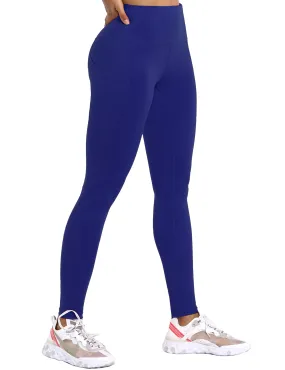 High Waist Side Pockets Gym Pants navy_Gym