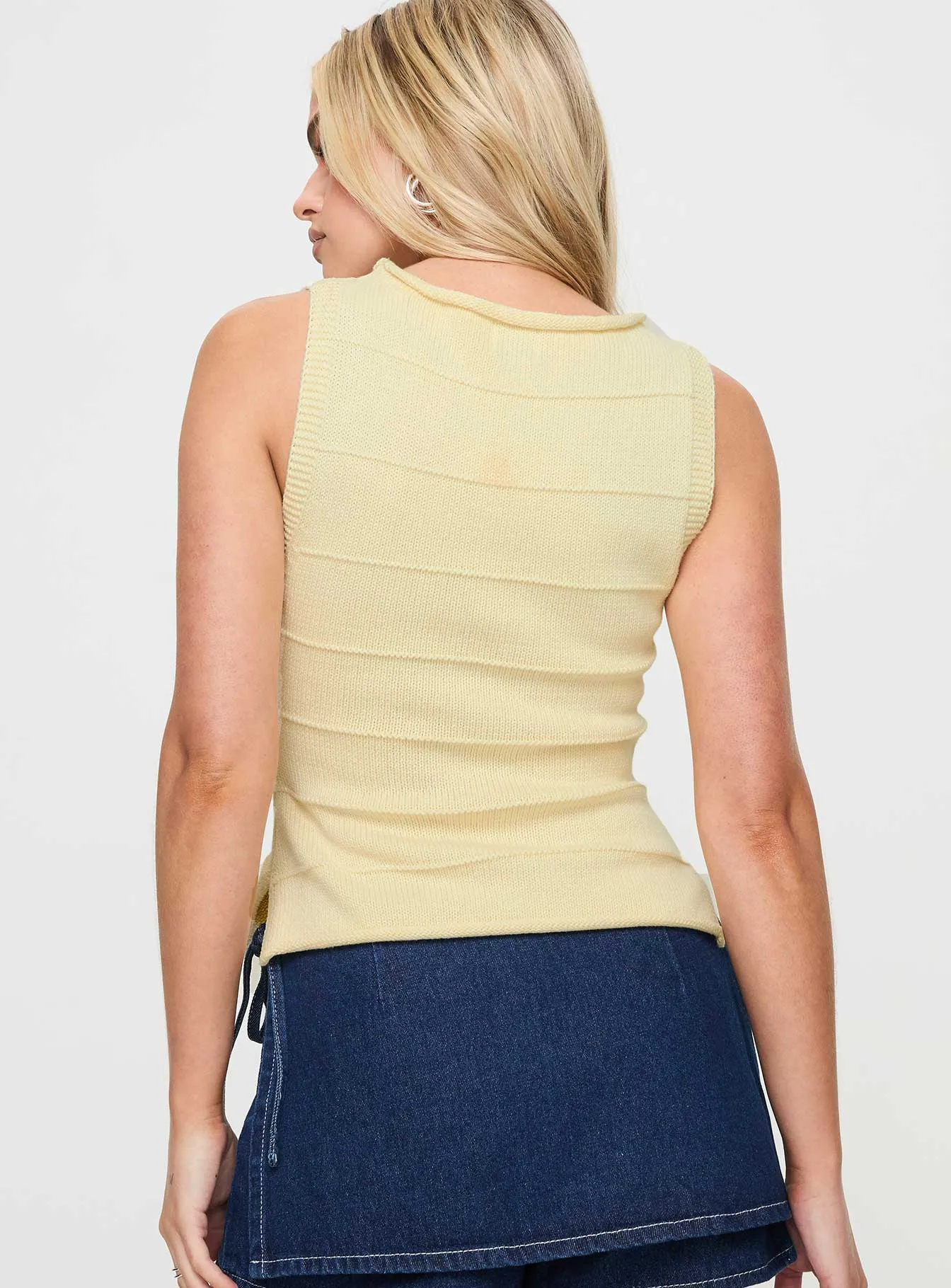 Hisplane Knit Top Cream