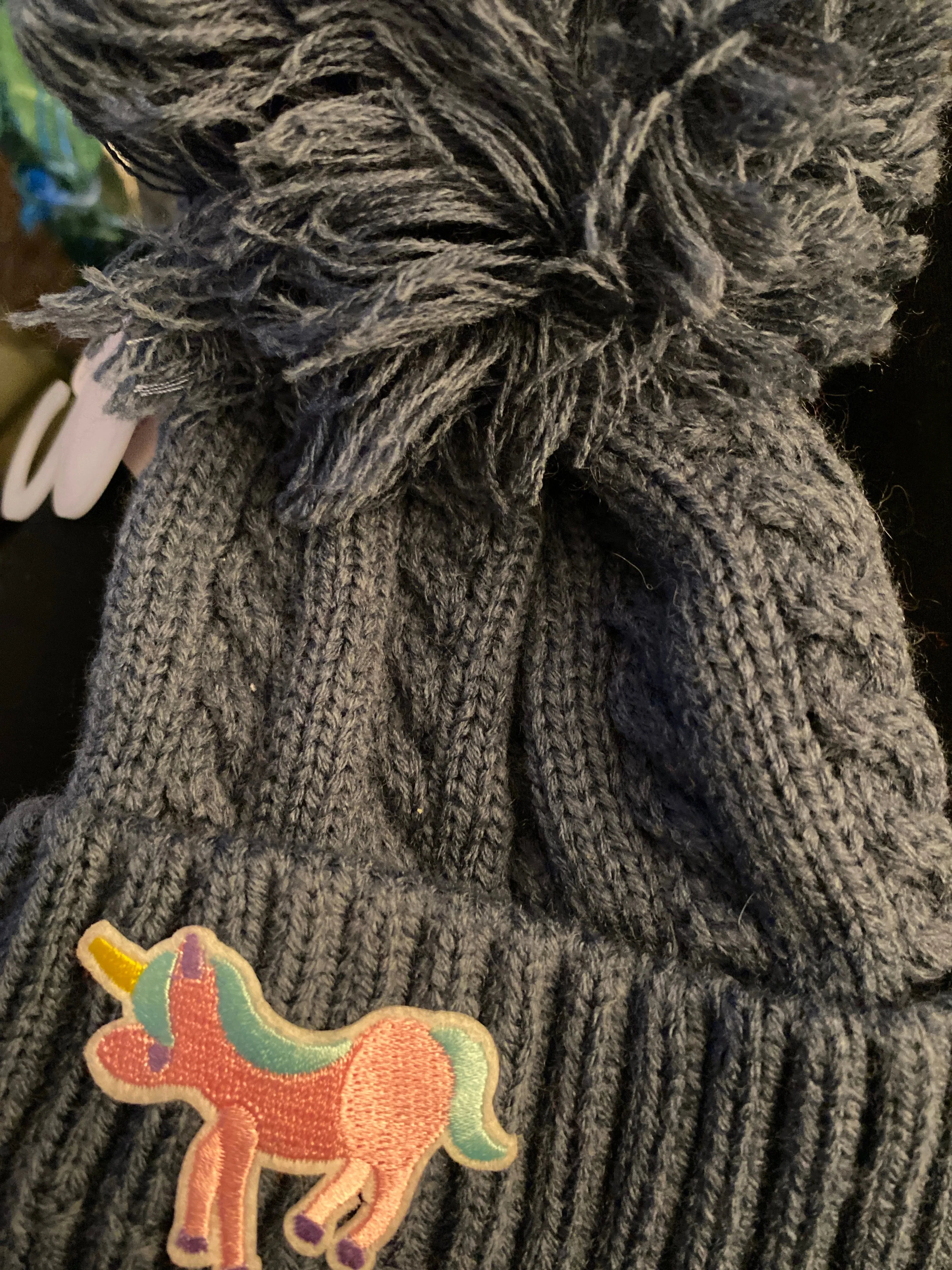 Infant unicorn Bobble Hat