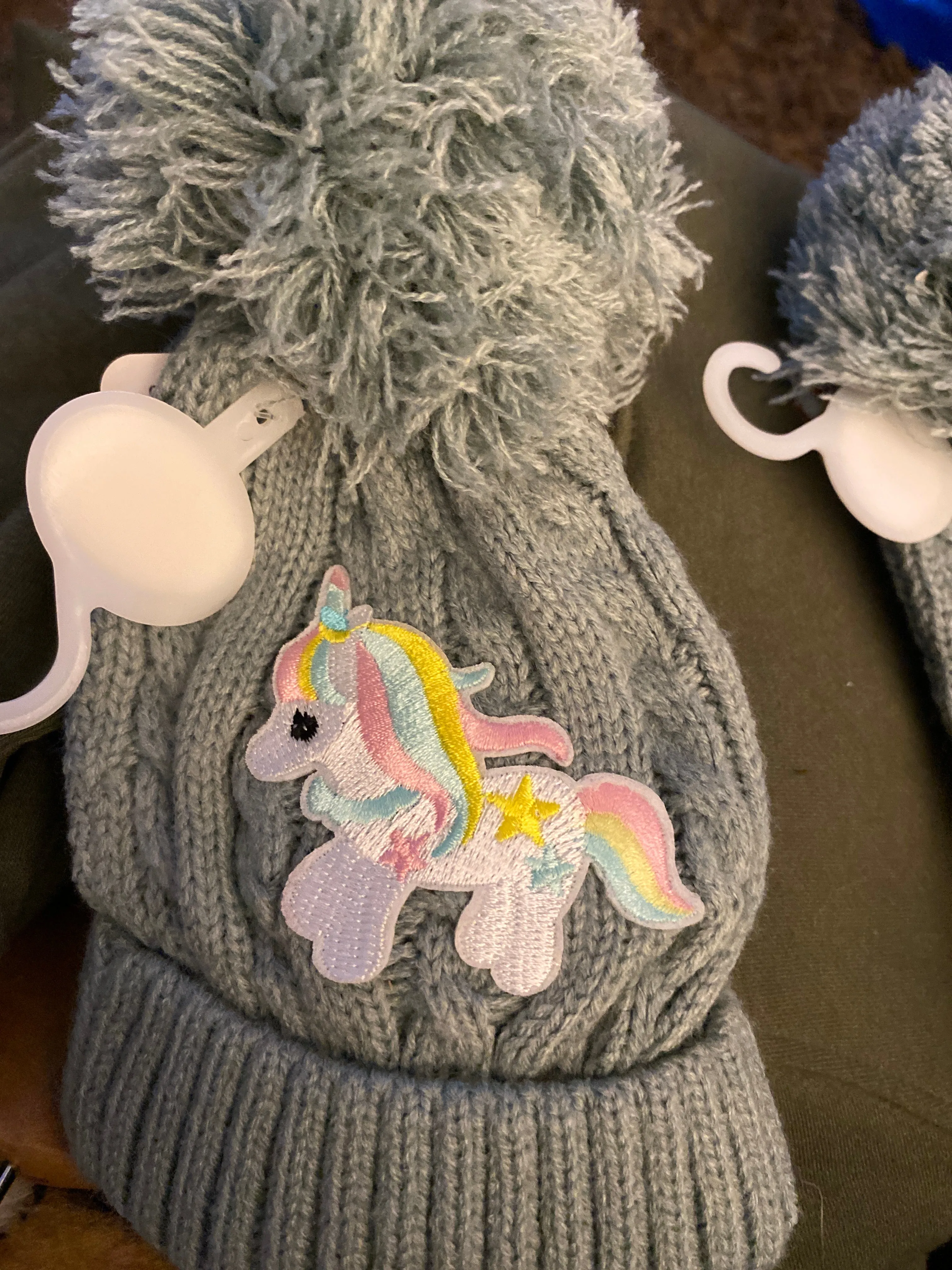 Infant unicorn Bobble Hat