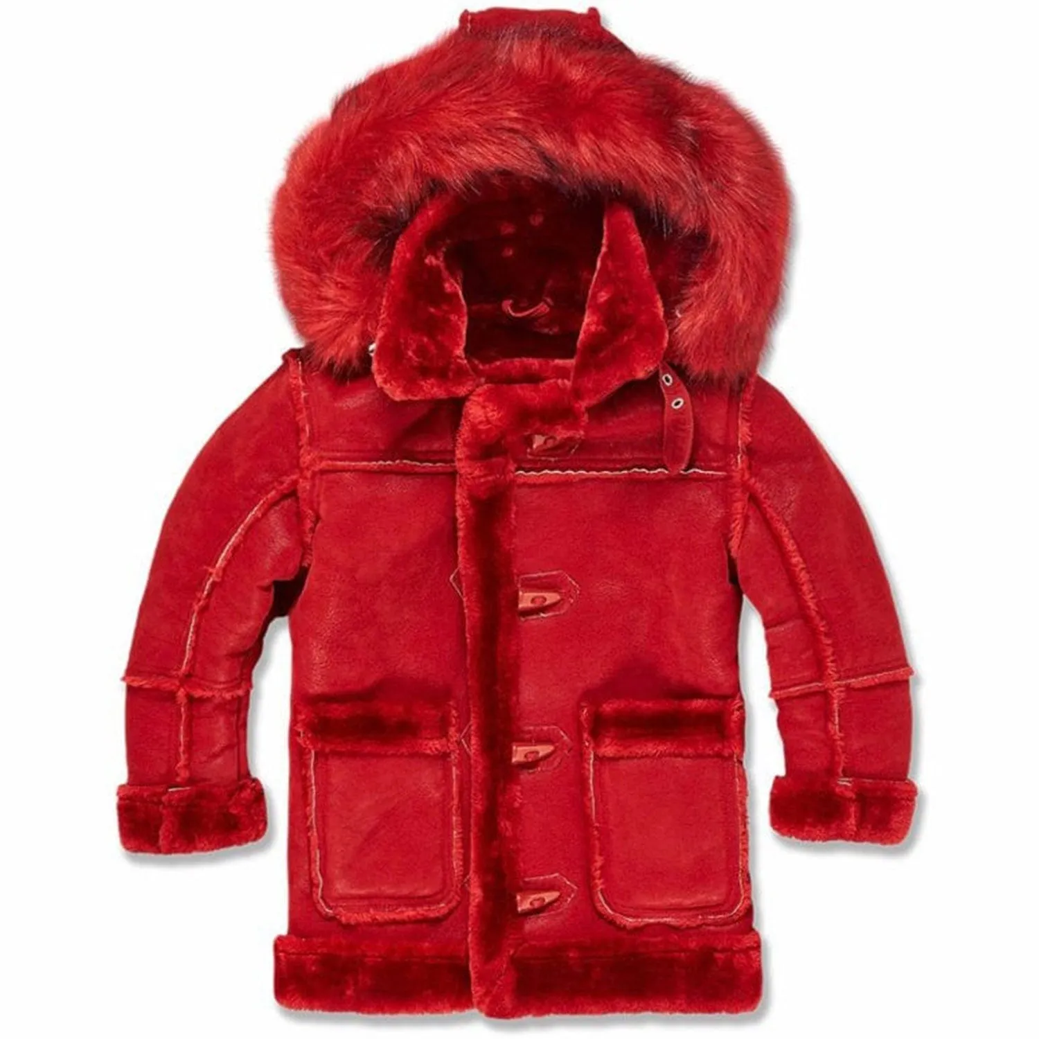 Jordan Craig Denali Shearling Kids' Jacket Red