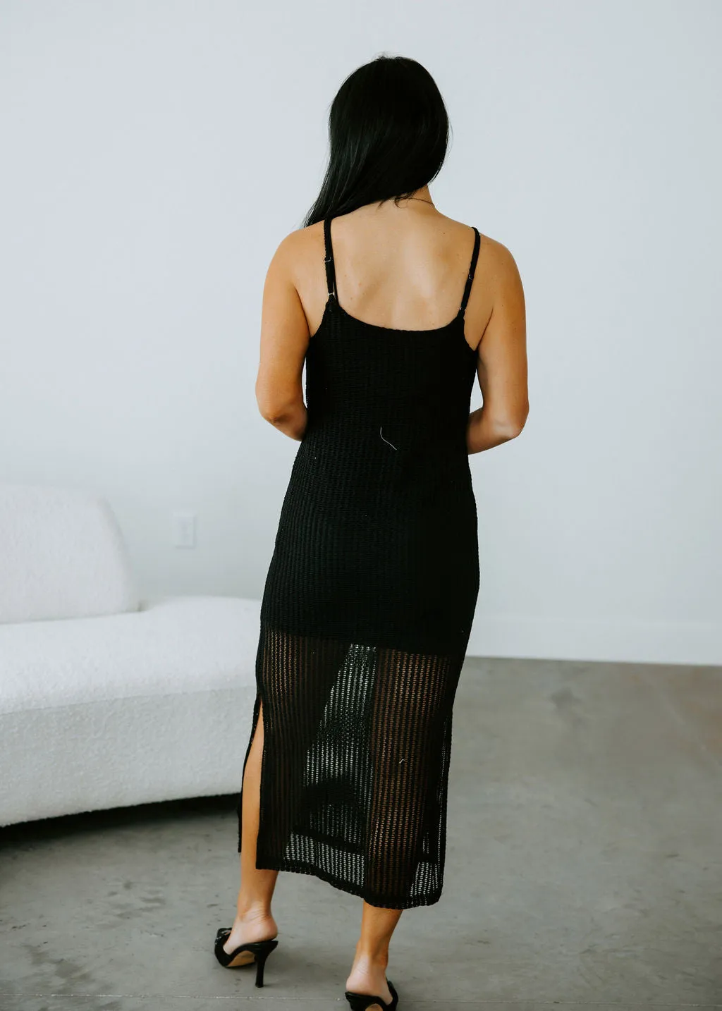 Jorie Crochet Midi Dress