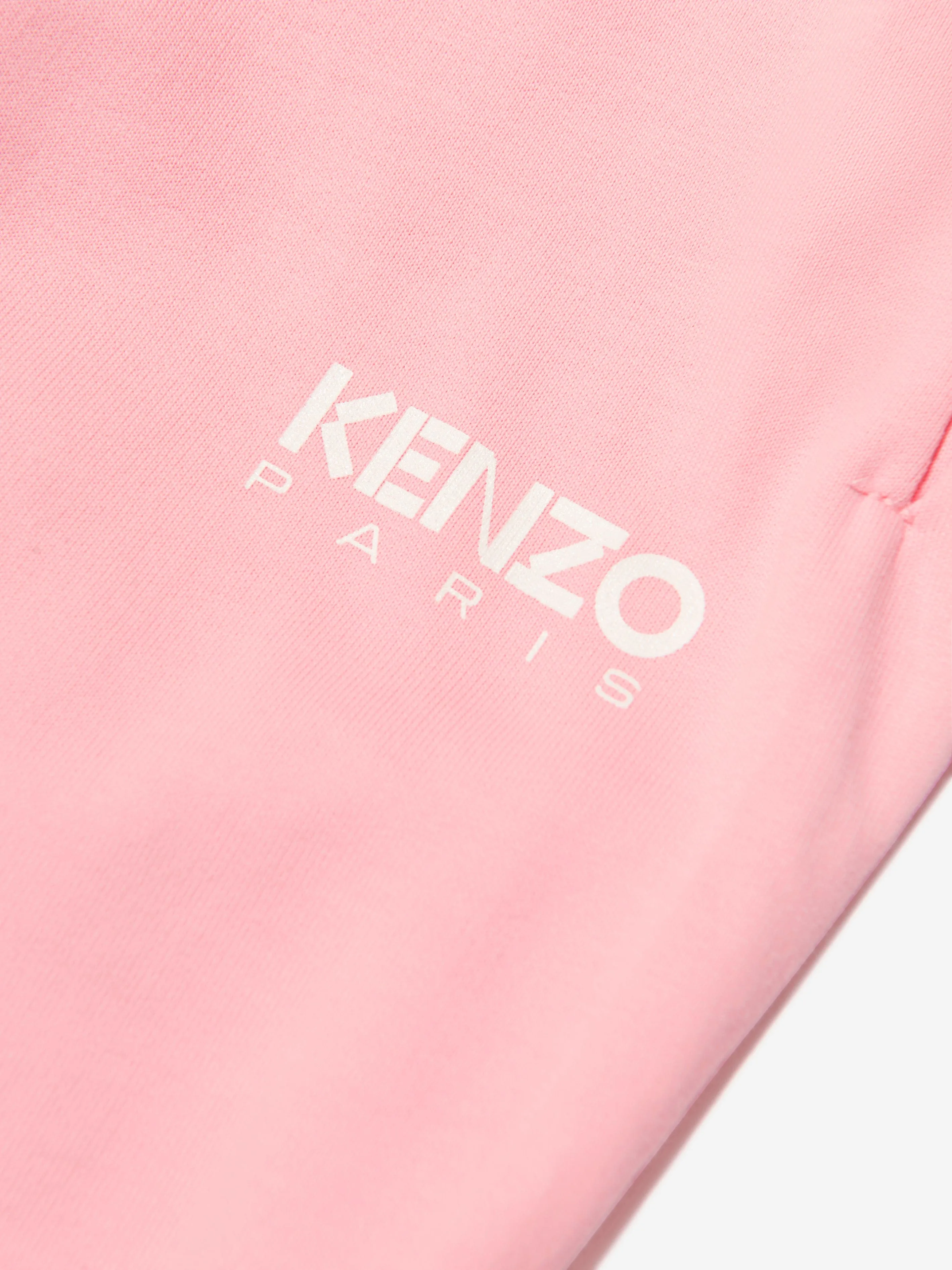 KENZO Girls Logo Print Joggers in Pink