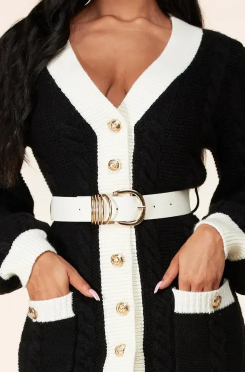 Knit Cardigan Dress