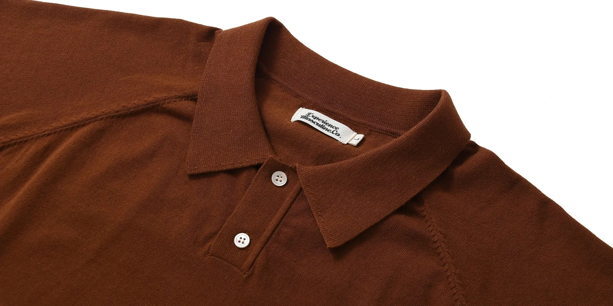 Knit Polo Shirt for Men - Pure Cotton - Regular Fit - Smart Business Shirt