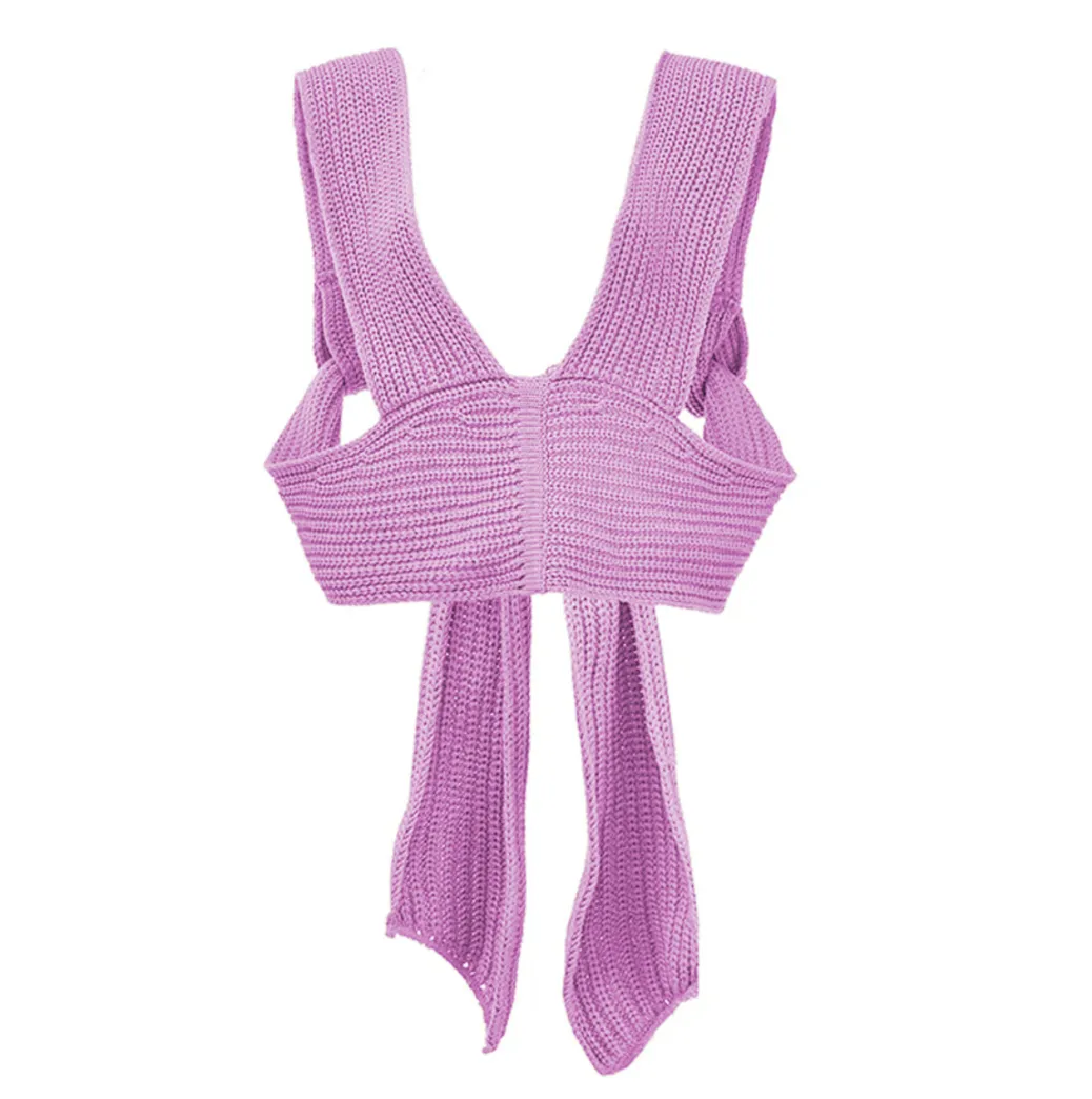 Knitted Multi Wear Crop Top