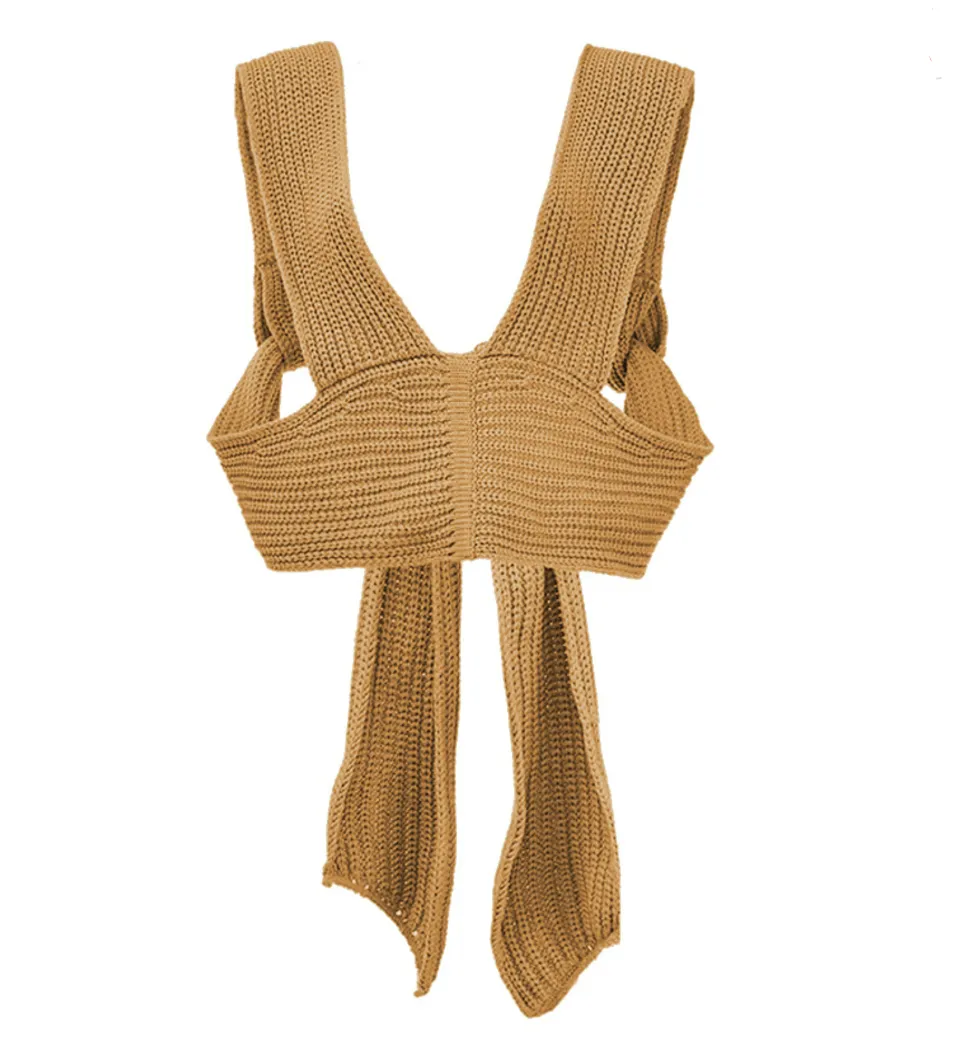 Knitted Multi Wear Crop Top